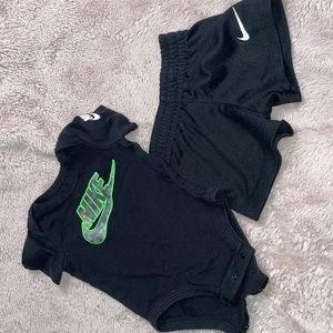NIKE ONESIE AND SHORTS
